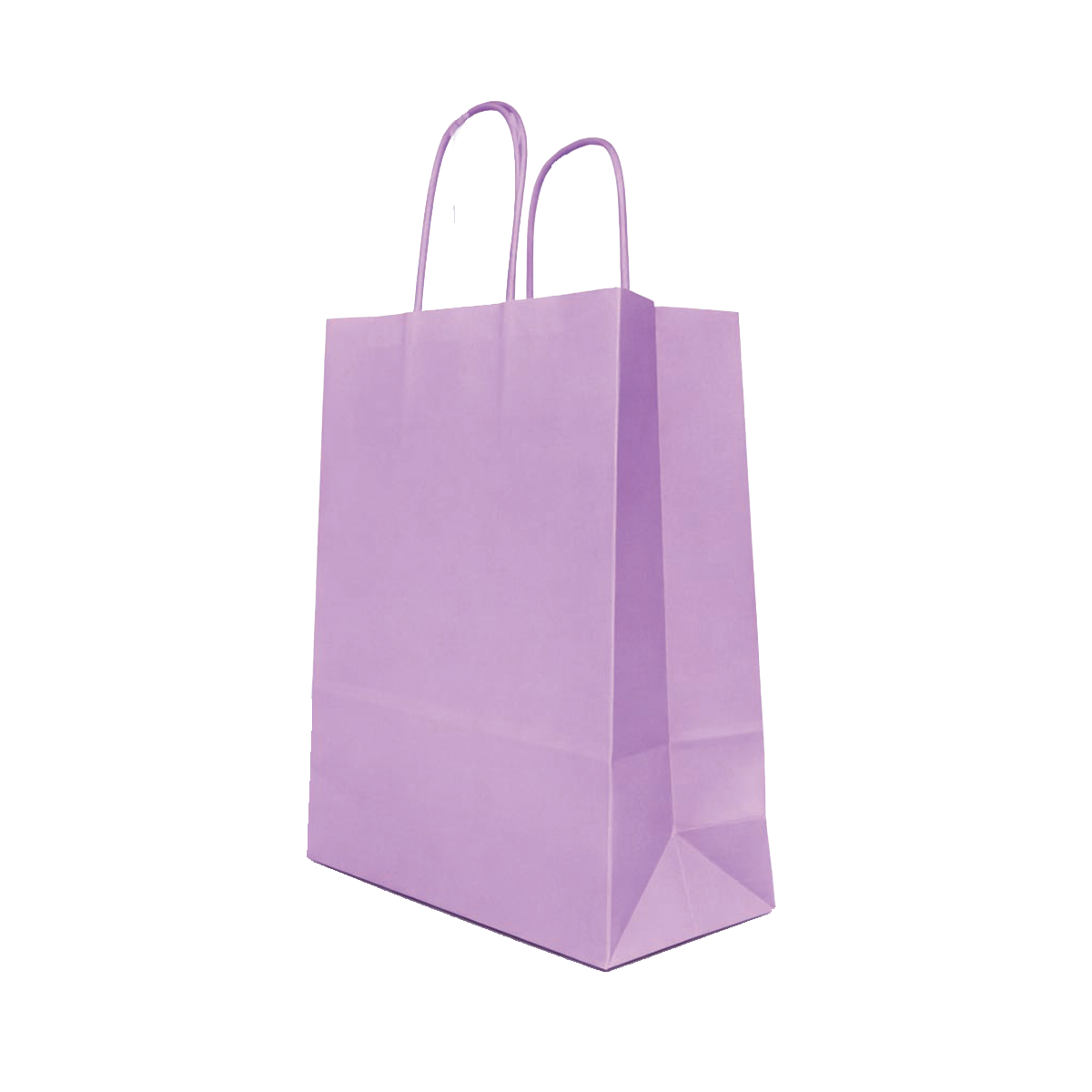 Papirnata vrećica s pletenom ručkom 260x120x350mm lavanda